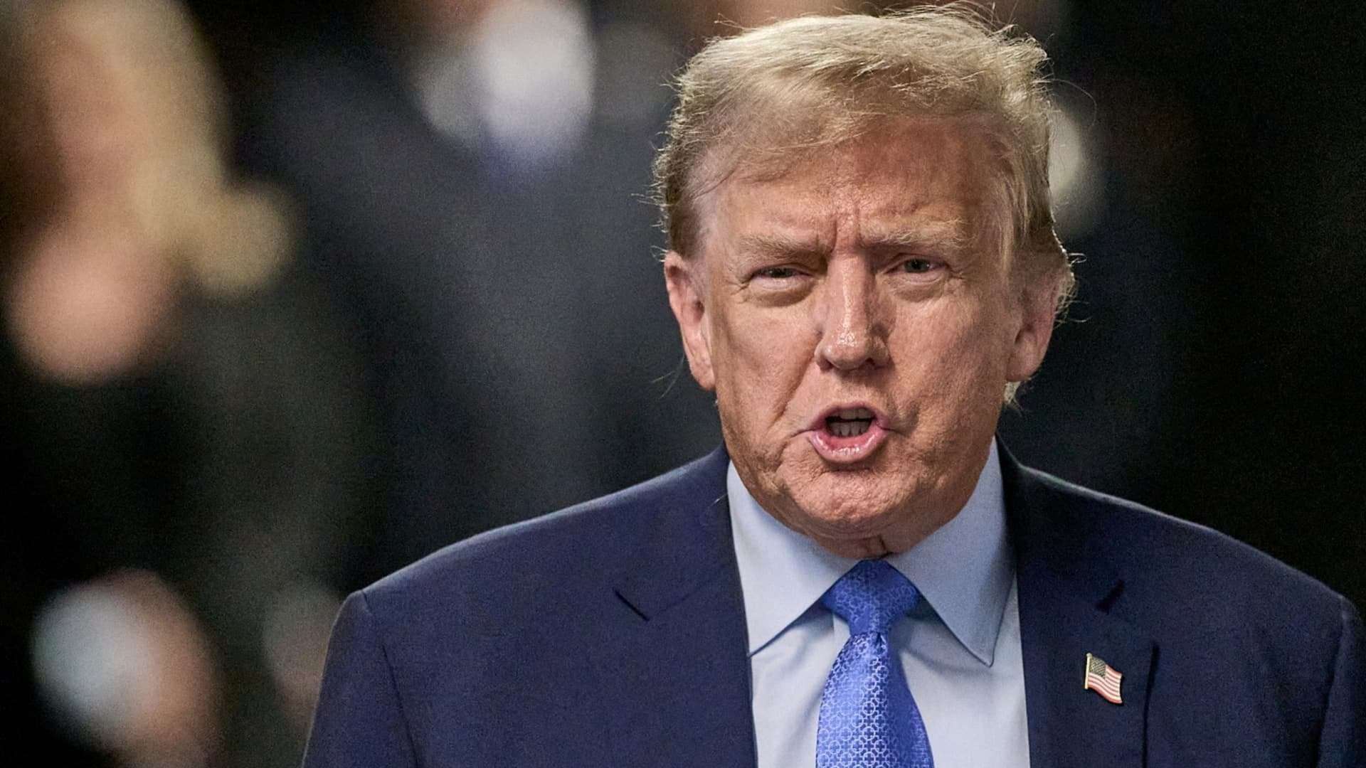 image for Trump gets jail warning for violating hush money trial gag order; Stormy Daniels ex-lawyer testifies