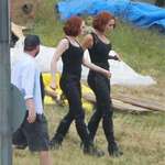 image for Scarlett Johansson and her stunt double