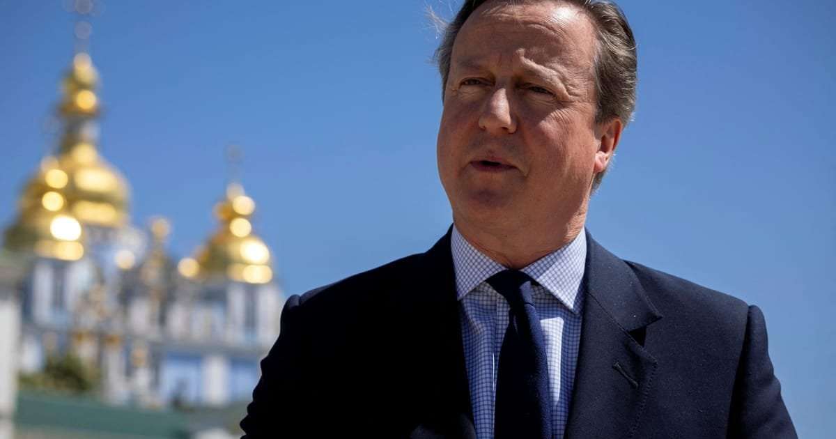 image for Ukraine can strike inside Russia with British weapons, UK’s Cameron says