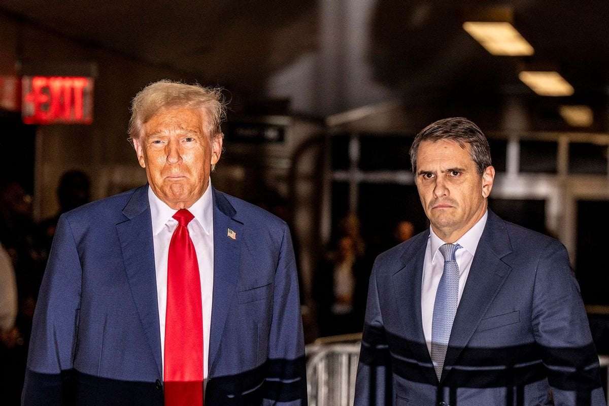image for "Shaking his head": Trump "in disbelief" as lawyer admits he went out of his way to bash witnesses