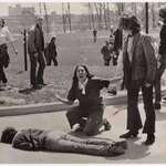 image for Mary Ann Vecchio kneeling over the body of Kent State University student Jeffrey Miller