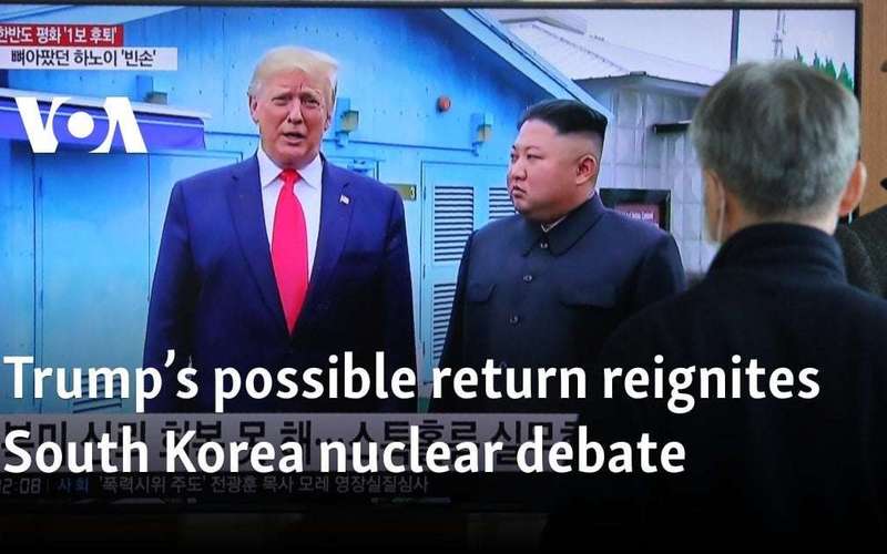 image for Trump's possible return reignites South Korea nuclear debate