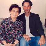 image for Keanu Reeves and his grandmother. He is the son of a Chinese-Hawaiian father and an English mother.