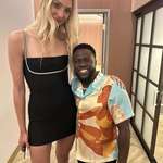 image for 6’4 Cameron Brink next to 5’2 Kevin Heart