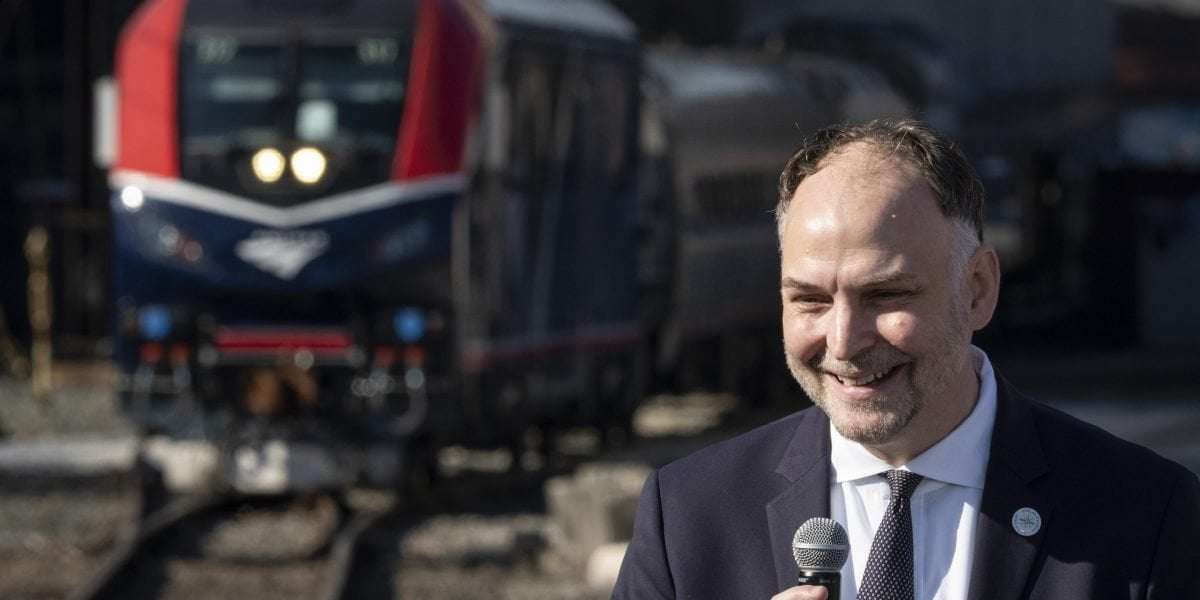image for Amtrak no longer has to live ‘hand to mouth’ after being starved of funding for decades, CEO says