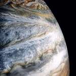 image for Jupiter captured by the Juno spacecraft