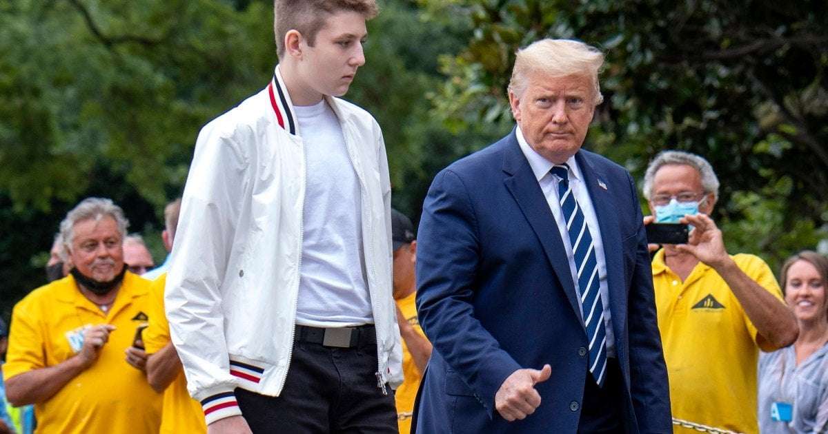 image for Trump gets Barron's age wrong when asked about his youngest son's convention role