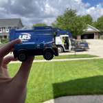 image for The garbage man gave my daughter a Lego version of his truck today.