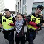 image for Greta Thunberg arrested outside Eurovision Song Contest