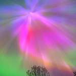 image for Cool looking Aurora Borealis in Estonia last night