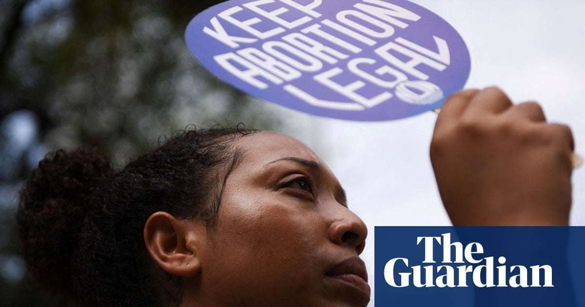 image for US support for abortion rights up four points to 60% since fall of Roe v Wade