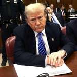 image for Trump in the courtroom today