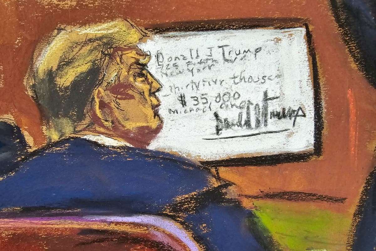 image for Trump appears to fall asleep with his mouth open minutes into Michael Cohen’s testy cross-examination