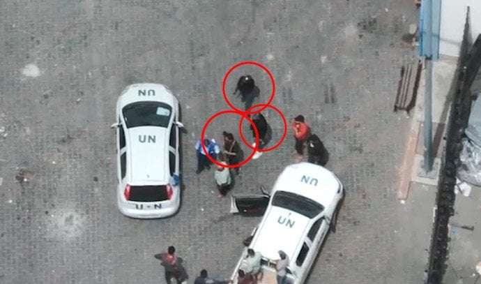 image for IDF reveals Hamas terrorists use UN vehicles, UNRWA compound as cover in Rafah - watch