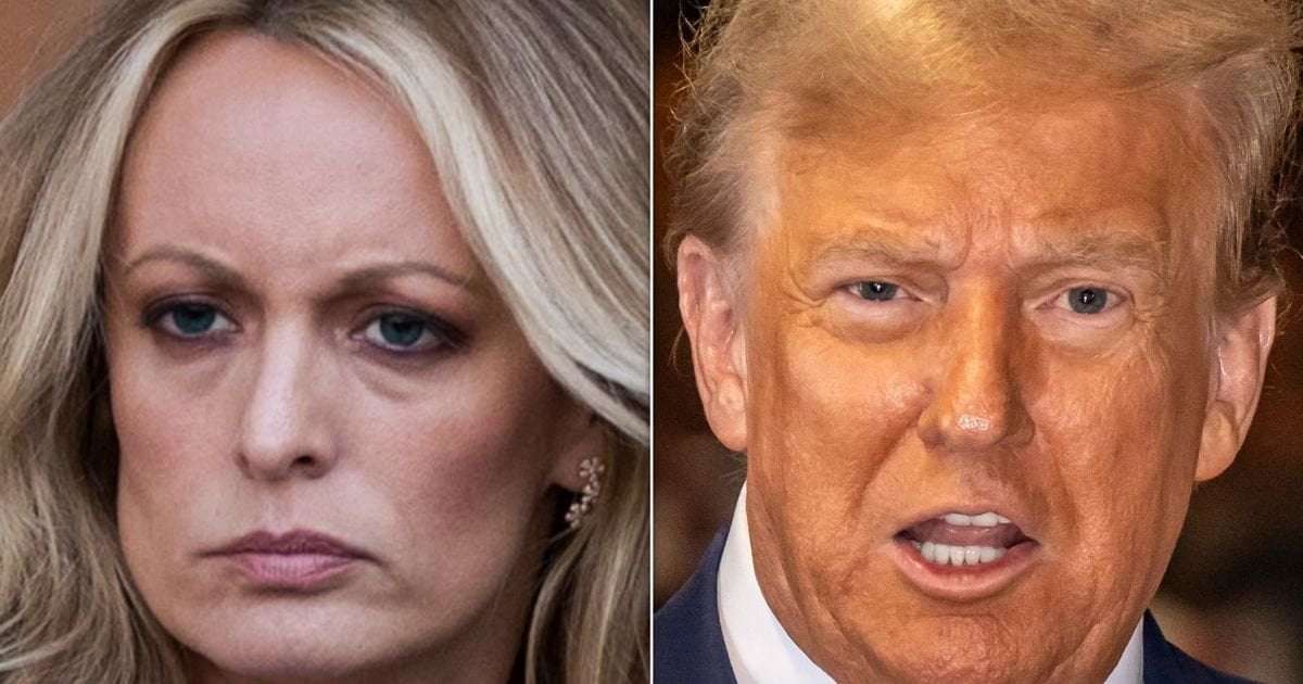 image for Stormy Daniels Wore A Bulletproof Vest To Trump Trial