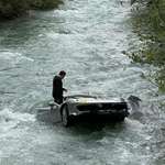 image for Ferrari 488 pista in a river