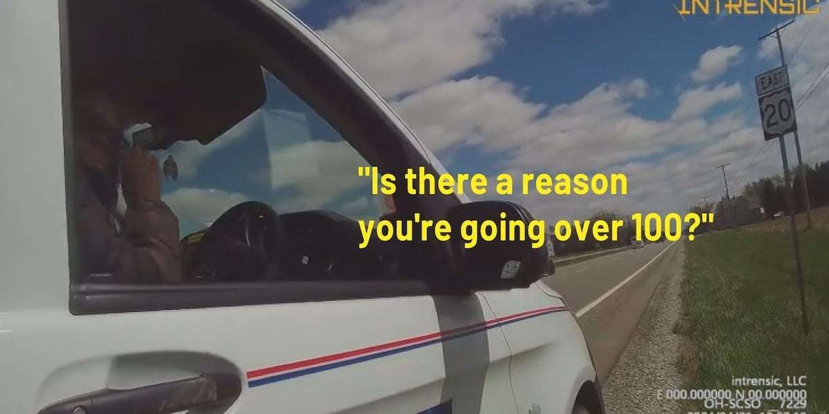 image for Postal worker caught racing Mustang in USPS van, hitting 105 mph in a 60 mph zone