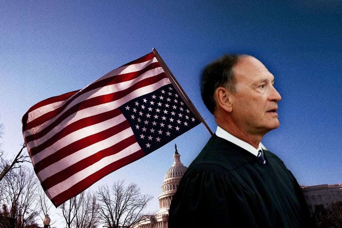 image for Samuel Alito's snide denial of his Jan. 6 flag is just as ugly as flying it in the first place