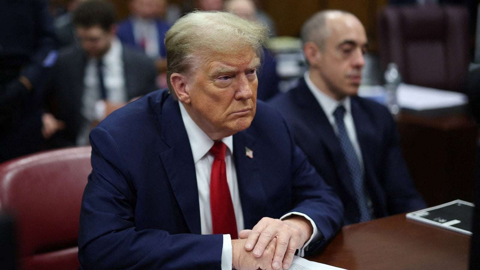 image for Prosecutors in Trump's hush money trial rest their case after 20 witnesses, over 200 exhibits
