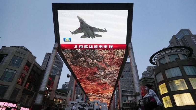 image for China says military drills encircling Taiwan designed to test its ability to ‘seize power’
