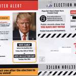 image for scan of a political flyer mailed in Texas "Please don't make us report you"