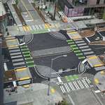 image for Seattle’s first protected intersection, Dexter Ave N @ Thomas St.