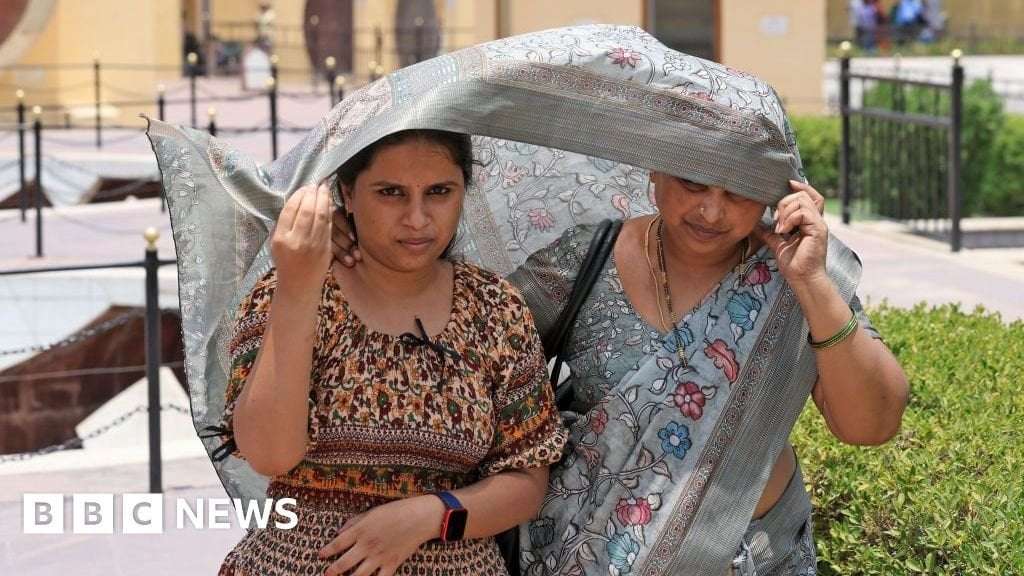 image for Heat in India: North India boils as temperatures near 50C