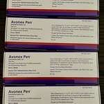 image for One-month supply of interferon, 4 auto-injector pens, 1/week: ~$30,000 U.S.