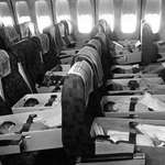 image for Vietnamese babies being airlifted to the US for adoption in 1975