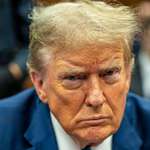 image for Donald Trump found guilty on all 34 counts of falsifying business records.