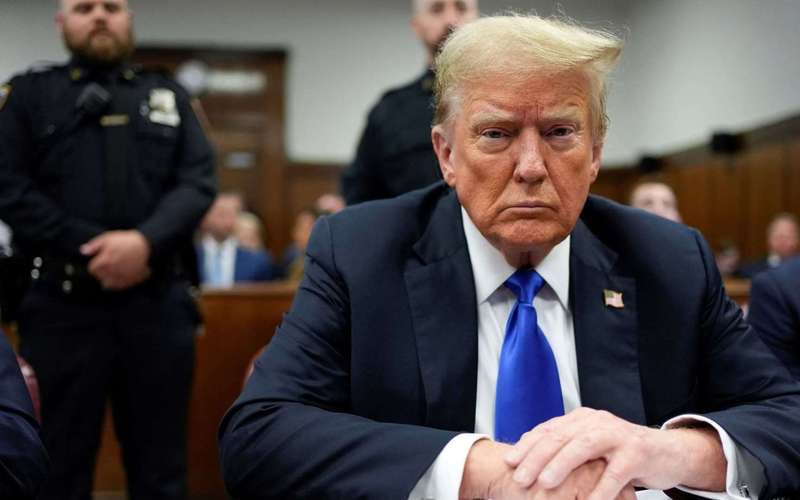 image for Trump guilty on all 34 counts in hush money trial, historic first for a former U.S. president