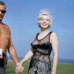 image for Marilyn Monroe during her free time, while filming "Some like it hot" 1959.