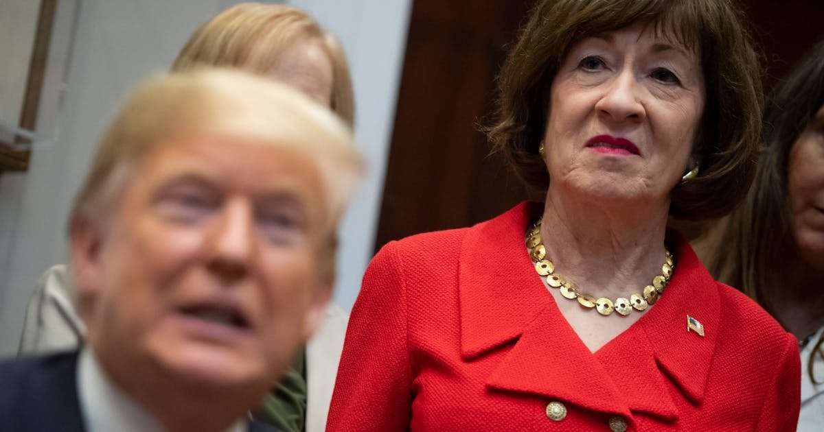 image for Susan Collins’s Really Dumb Trump Defense Reveals the GOP’s Sickness