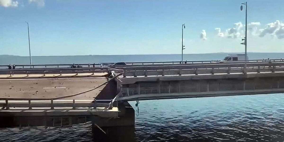 image for Russia knows Putin's Crimea bridge is 'doomed,' Ukrainian official says