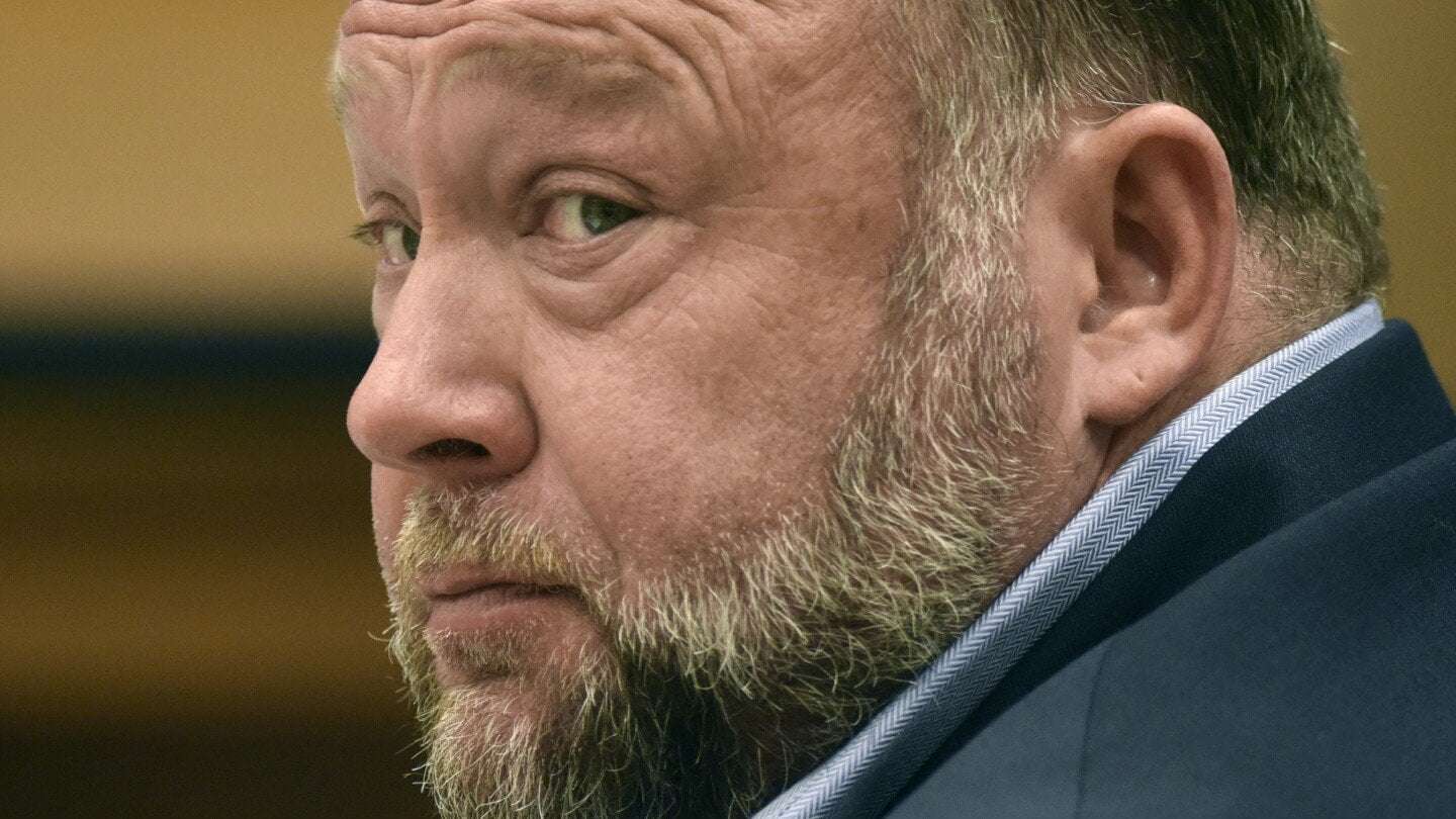image for Judge rejects call to immediately shut down Alex Jones’ Infowars in bankruptcy dispute