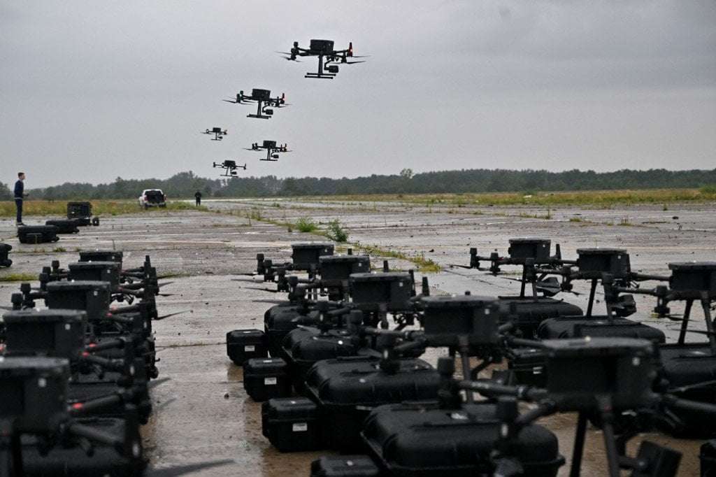 image for Swarms of Ukrainian Kamikaze Drones Stop Russian Offensive in Kharkiv Region