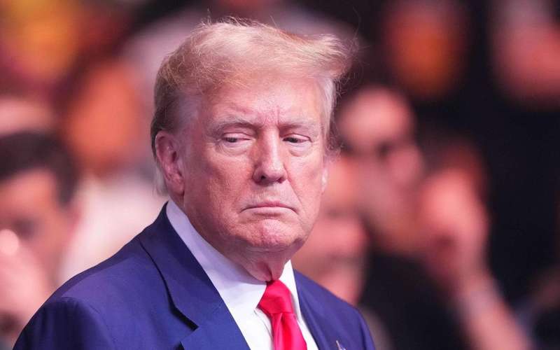 image for New poll finds nearly half of Americans think Trump should end campaign after conviction