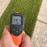 image for Temperature of my artificial grass in Phoenix today.