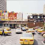 image for McDonald’s in Manhattan with a parking lot; late 1990s