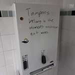 image for A men’s washroom in Toronto Canada …