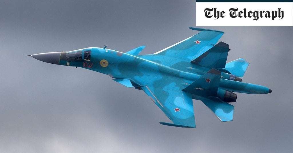 image for Russian fighter-bomber crashes after ‘technical fault’