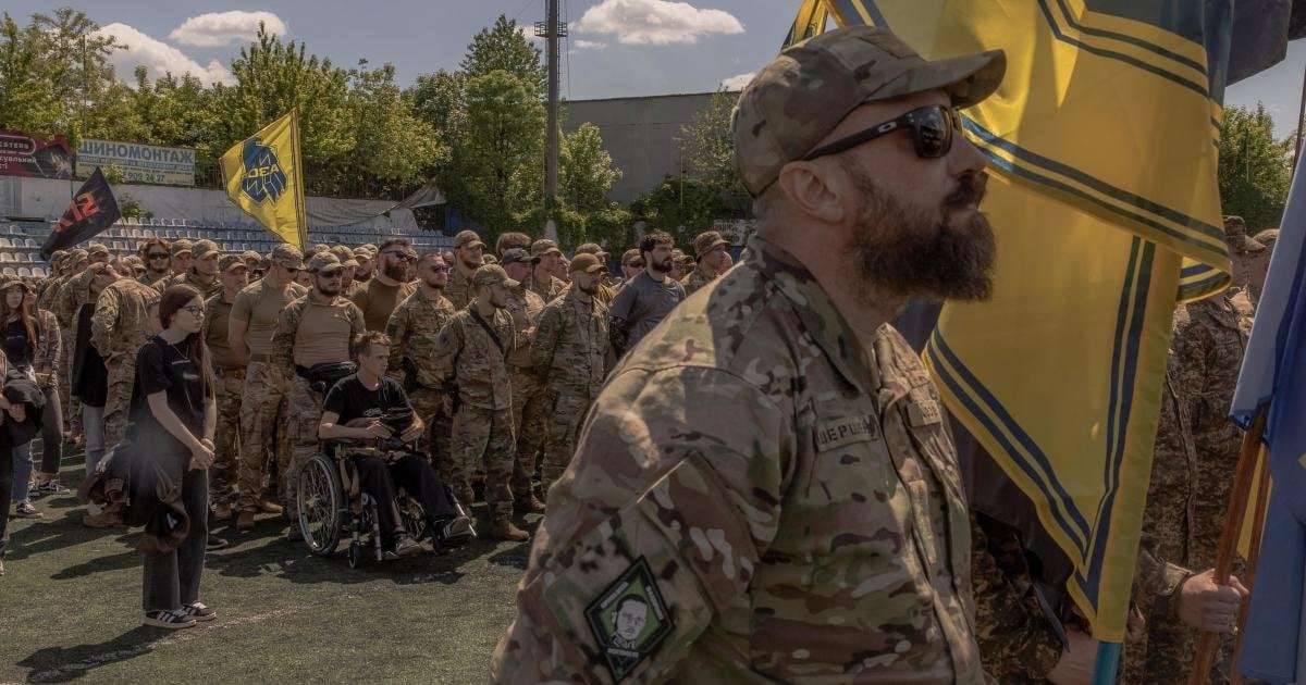 image for U.S. lifts weapons and training ban on Ukraine's Azov Brigade