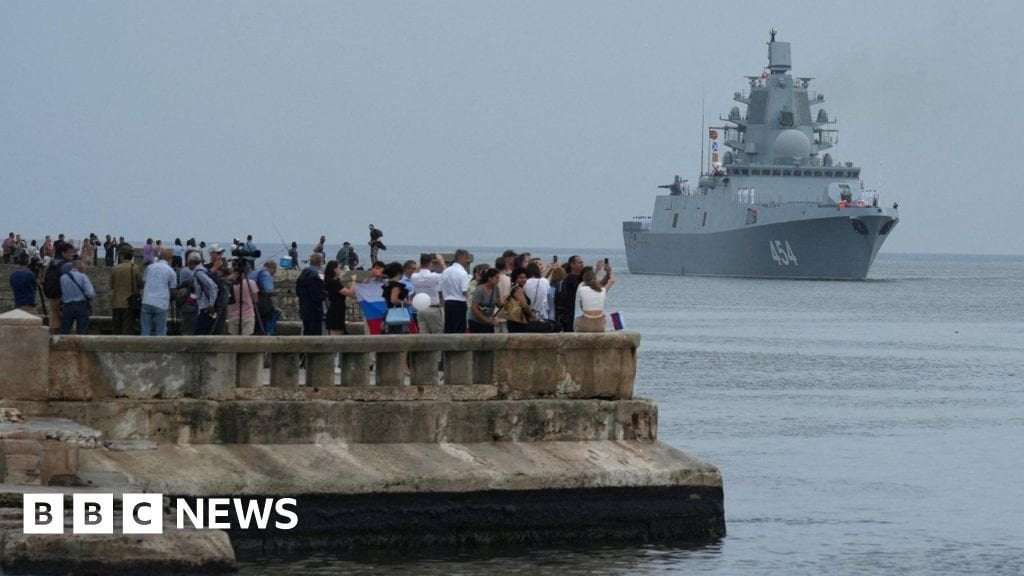 image for Russian warships in Cuba are no threat, US says