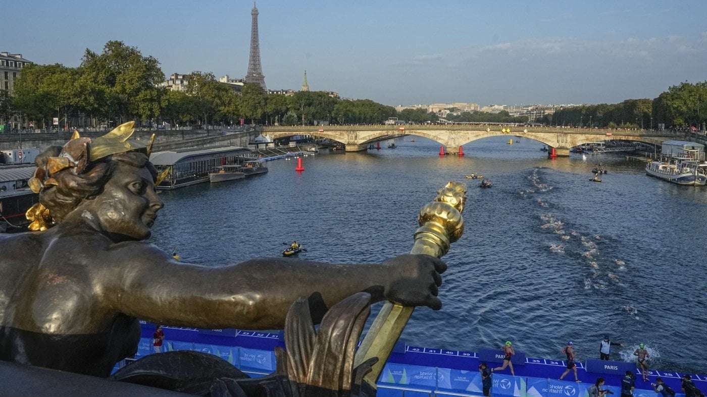 image for Unsafe E. coli levels found in Paris' Seine River less than 2 months before Olympics