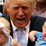 image for A picture of 3 crying babies