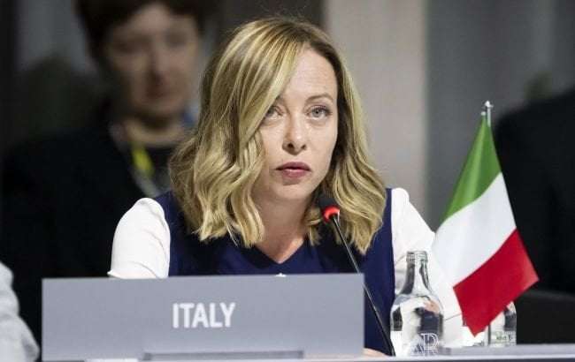 image for Russia to be forced to surrender if not accepting terms of peace - Italian Prime Minister