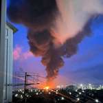 image for Russia: Ukrainian drone attack on oil depot in Azov, Rostov region