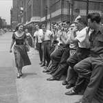 image for Men whistle as a woman passes by, 1959