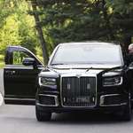 image for Vladimir Putin and north Korean leader kim jong un go on drive in Russian limousine