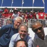 image for Bill Clinton, George W Bush and Barrack Obama at the Presidents Cup 2017
